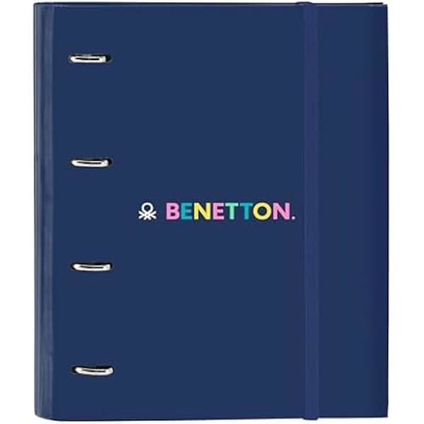 Safta Benetton Cool 4-ringspärm 35 cm med 100 A4-ark
