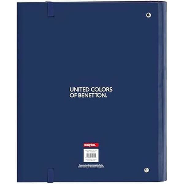 Safta Benetton Cool 4-ringspärm 35 cm med 100 A4-ark