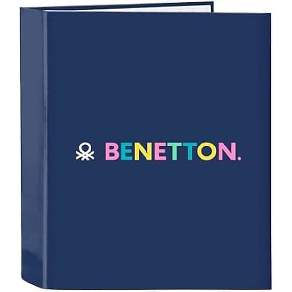 SAFTA 4-ringspärm - M657 Benetton Cool - Kvalitet och bekväm