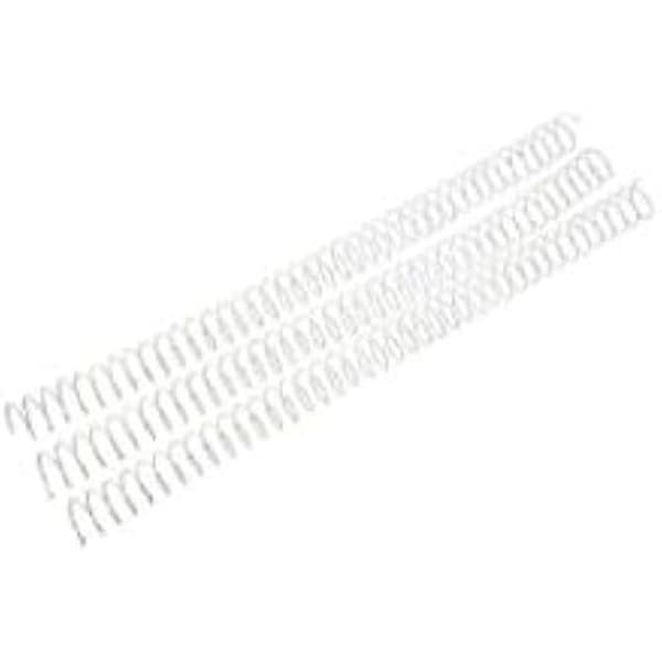 Metalspiralbindningar - FELLOWES - 53150 - Förpackning om 100 - 8 mm - Svart färg