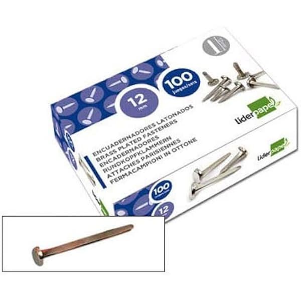 Attache Parisienne - LIDERPAPEL - Modell 02830 - Laiton - 12mm - Assorterade plastmaterial