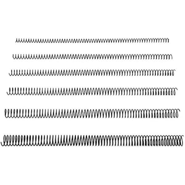 Metallisk Spiralbindare - Q-CONNECT - 64070 - Diameter 10 mm - Grön Färg - Steg 5:1