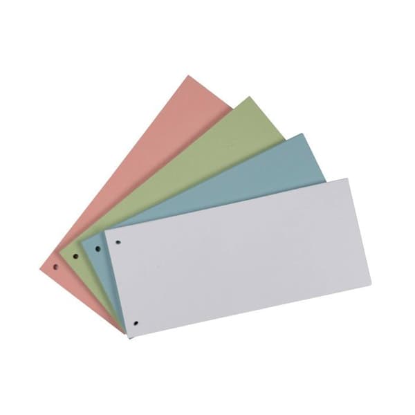 Oxford - 400170816 - Förpackning med 100 kartongavdelare 190 g/m 4 färger