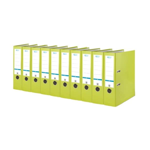 Elba - 100202158 - 100202154 "Smart Pro" pärm, A4, bred, utbytbar front ljusgrön