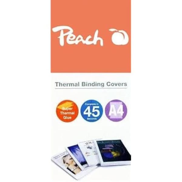 Thermobandning - PEACH - PBT406-02 - Vit - 15 Ark A4 - 100 stycken