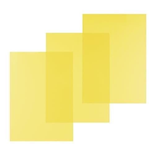 PAVO-PACK OM 100 PVC-OMSLAG 200 MIKRON A4 GUL 8009060
