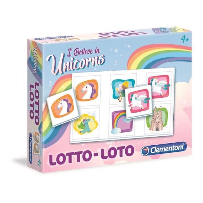 CLEMENTONI Loto Game - Yksisarviset - Koulutuspeli