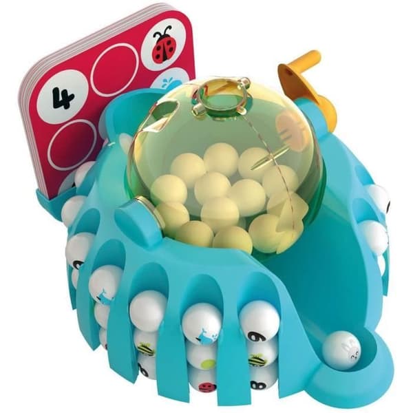 BUKI FRANCE Junior Loto-spel - Abacus med kort och bönder - Blandat 3 år och uppåt