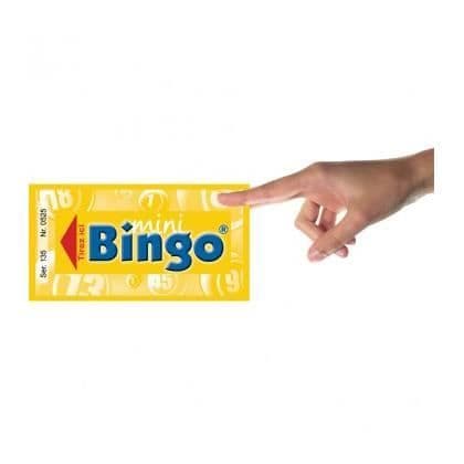 500 minibingobiljetter - gul