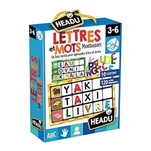 Pedagogiskt spel - NO NAME - MONTESS LOTO LETTER WORD TOUCH BINGO LETT - Blandat - Från 3 år - Inomhus