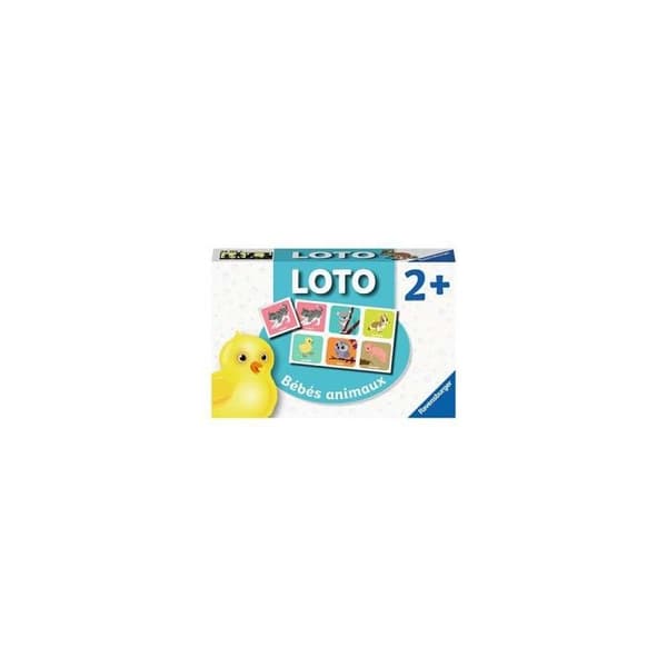 Ravensburger pedagogiskt spel - Loto Babydjur - Från 2 år