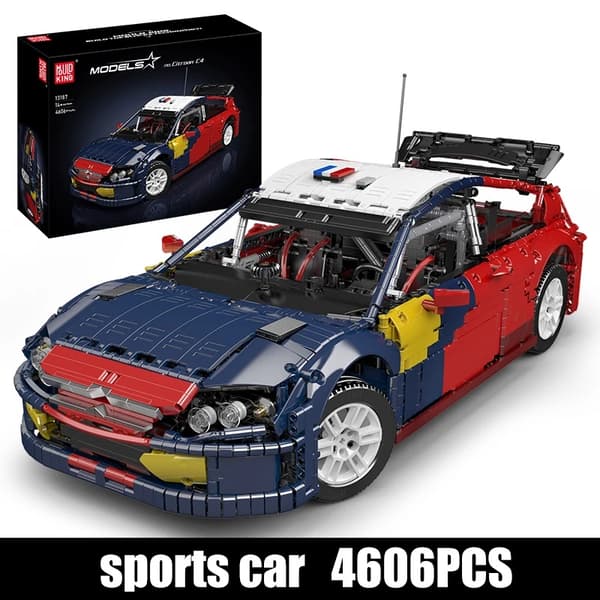 Sportsvognsmodel, 4606 dele, miljøvenligt materiale,4606Stk