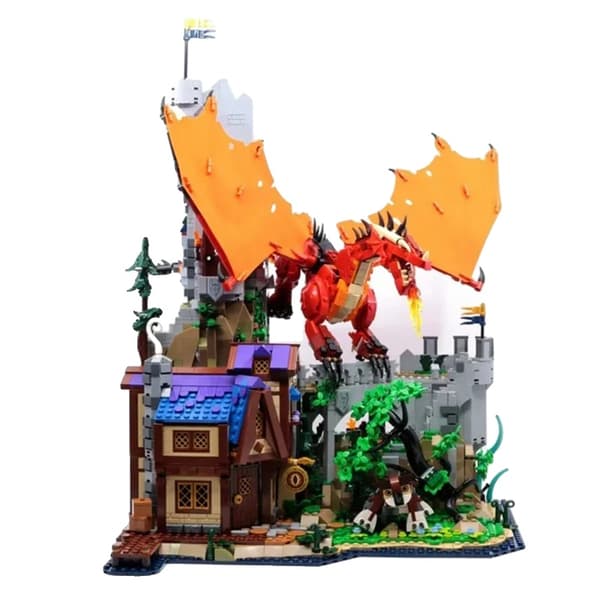 Rød Drage Model Byggesæt, 3745 PCS, Kompatibel med Andre Byggesystemer,3745PCS ingen kasse