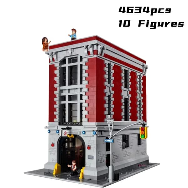 Ghostbusters Brandstation Byggesæt, 4634 Dele, 10 Figurer,66456