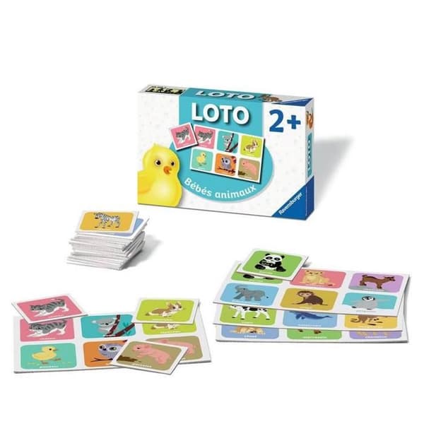 Ravensburger pedagogiskt spel - Loto Babydjur - Från 2 år