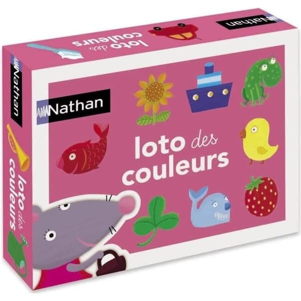 Nathan Color Lotto - pedagogiskt spel för barn från 2 år och uppåt