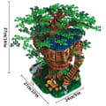 Miniatyrbillede 2 af 2: Tree House Konstruktionssæt, Højkvalitets ABS Materiale, Læringsressource for Børn,Papirmanual Ingen Kasse