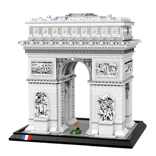 Arc de Triomphe Model, 3718 Højkvalitets Stykker, Ideel Gave til Arkitekturentusiaster,med instruktion