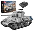 Miniatyrbillede 1 af 2: Mould King Byggeklods Tank, Fjernbetjeningsfunktion, 1057 Stykker,original boks emballage