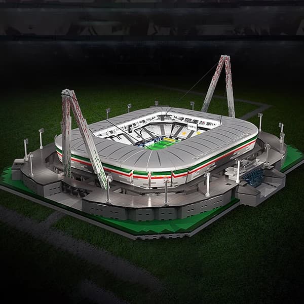 Juventus Allianz Arena Model, 3638 Byggesæt, Kompatibelt med Andre Mærker,med instruktion