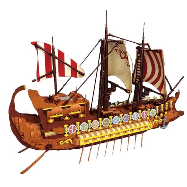 Historisk Skepp Modellkit, 2073 Delar, Miljövänliga Material,ingen låda