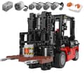 Miniatyrbillede 1 af 2: RC Gaffeltruck, Over 1700 Bygningselementer, Lithiumbatteri-drevet,RC Gaffeltruck