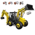 Miniatyrbillede 1 af 2: Teknisk Bulldozer Model, 2239 Klodser, Miljøvenlig Plastik,17036
