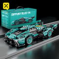Miniatyrbillede 2 af 2: Block Tech Racing Model, 981 dele, Egnet til børn fra 3 år, Ikke-giftige materialer,89111 981stk