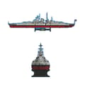 Miniatyrbillede 1 af 2: Slagskib Model Sæt, 2081 Dele, Fremstillet af Miljøvenlige Materialer,med instruktion