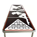 Miniatyrbild 4 av 5: Beer Pong Bord med ljus - muggar / bollar ingår (hopfällbart)