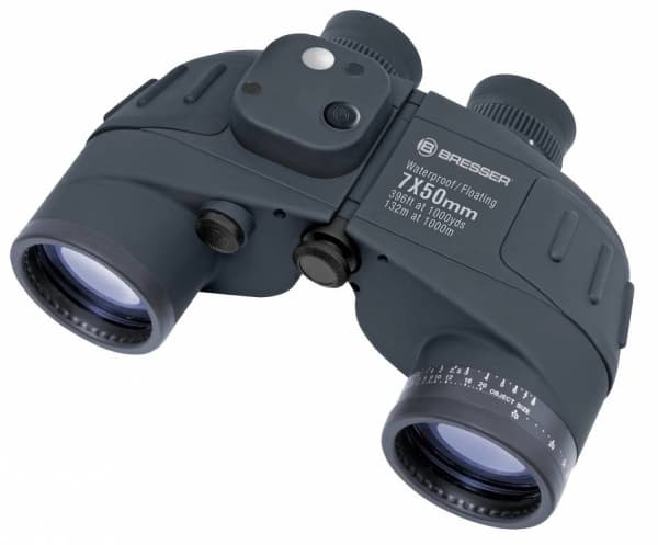 Bresser Optics Nautic 7 x 50, BaK-4, 7x, 5 cm, Blå, 1,02 kg