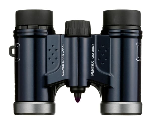 Pentax UD 9x21, Porro, 9x, 2,1 cm, Ytbeläggning med flera lager (MC), Marinblå, 284 g