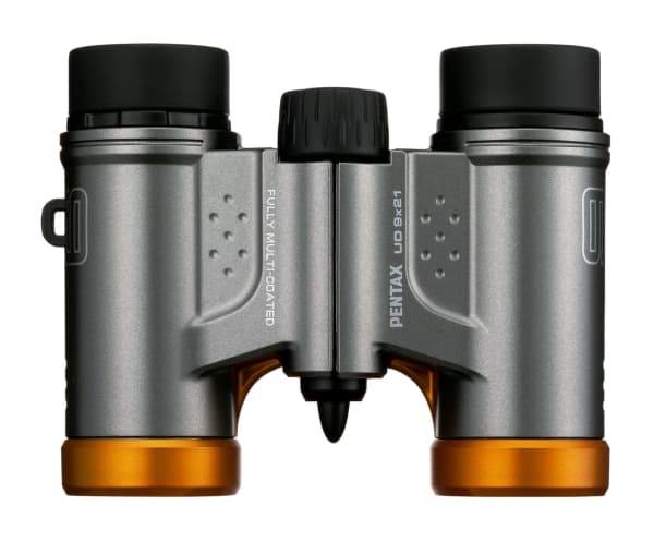 Pentax UD 9x21, Porro, 9x, 2,1 cm, Multi Coated (MC), Grå, Oransje, 284 g