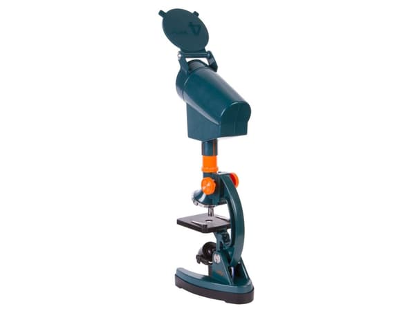 Levenhuk LabZZ M3, Projeksjonsmikroskop, Oransje, Bensinfarge, Plast, 1200x, 300x, 10x