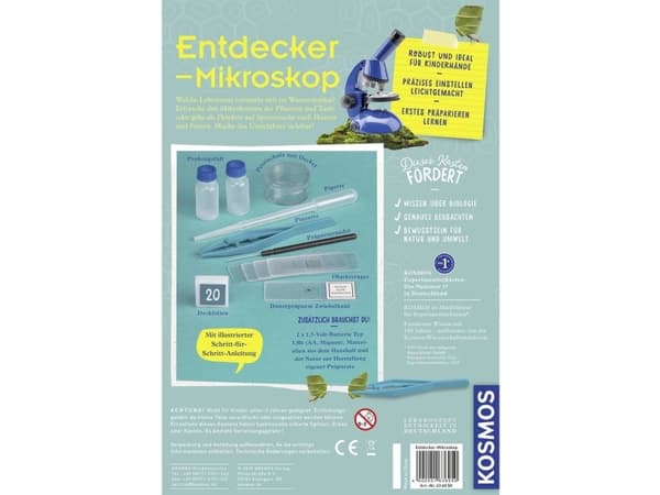 Kosmos 63605, Mikroskop, Biologi, 8 År, Blå