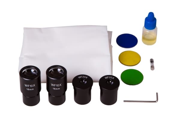 Levenhuk 740T, Optisk, Sort, Grå, Aluminium, 0 - 24 mm, 0 - 75 mm, 2000x