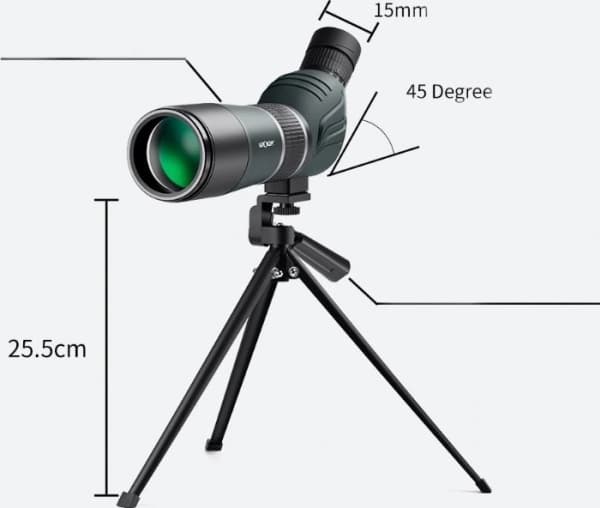 Luneta Kf Monocular Luneta K&f 60mm Zoom 20-60x Bak-4 Ip56 / Kf33.033