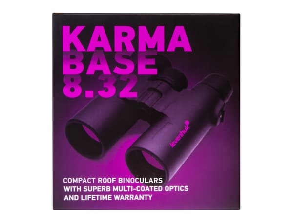 Levenhuk Karma BASE 8x32, BK-7, 8x, 3,2 cm, Monipinnoitettu, Musta