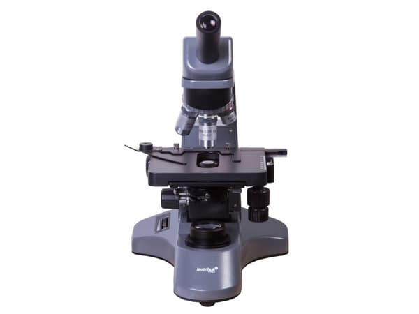 Levenhuk 700M, Optisk mikroskop, Grå, Alumiini, 0 - 24 mm, 0 - 75 mm, 2000x