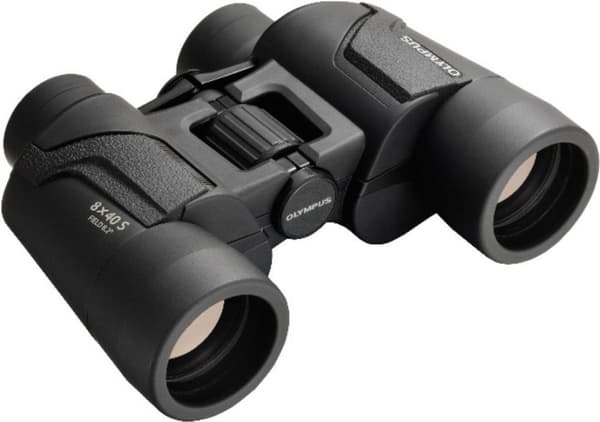 Olympus 8x40 S kikkert med bærerem, etui og 15 års producentgaranti. Klare billeder, naturlige farver, bredt synsfelt, let - ideel til naturobservatio