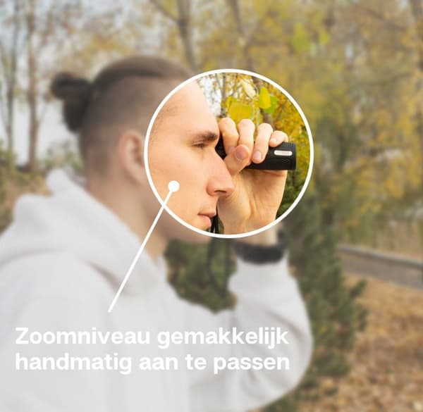 Technaxx Germany Monocular Monocular 10x25 TX-176 - 10x forstørrelse - Inklusiv taske, bærerem og renseklud