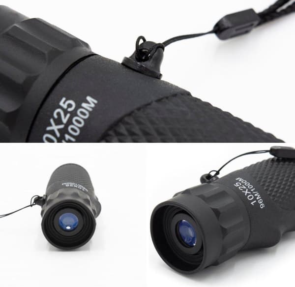 Technaxx Germany Monocular Monocular 10x25 TX-176 - 10x forstørrelse - Inklusiv taske, bærerem og renseklud