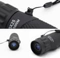 Miniatyrbillede 8 af 8: Technaxx Germany Monocular Monocular 10x25 TX-176 - 10x forstørrelse - Inklusiv taske, bærerem og renseklud