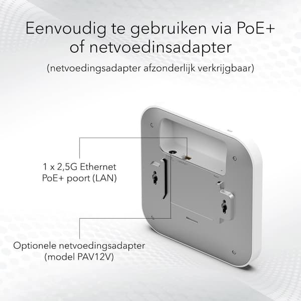 Netgear WAX610 - AX1800 - Access Point - Dual-Band - Velegnet til WiFi 6