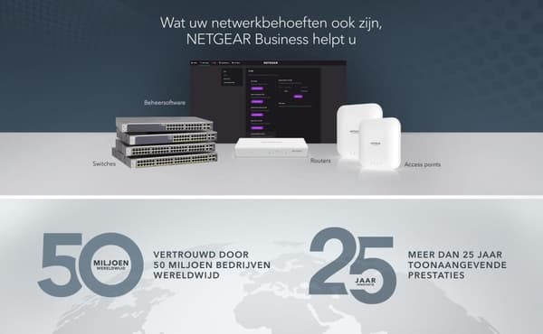 Netgear WAX610 - AX1800 - Access Point - Dual-Band - Velegnet til WiFi 6