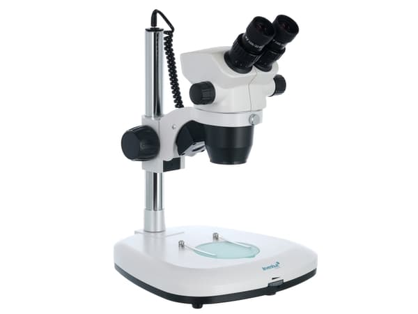 Levenhuk ZOOM 1B, Optisk mikroskop, Hvit, Aluminium, 45x, 7x, WF10x/22 (2 stk)