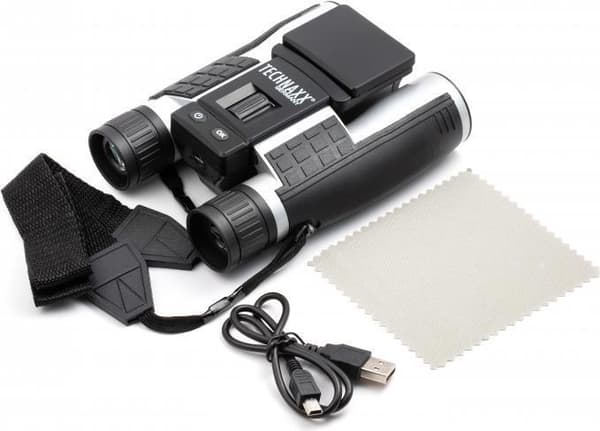Technaxx kikkert med digitalkamera TX-142 12x 25 mm kikkert sort/sølv 4863 (4863)