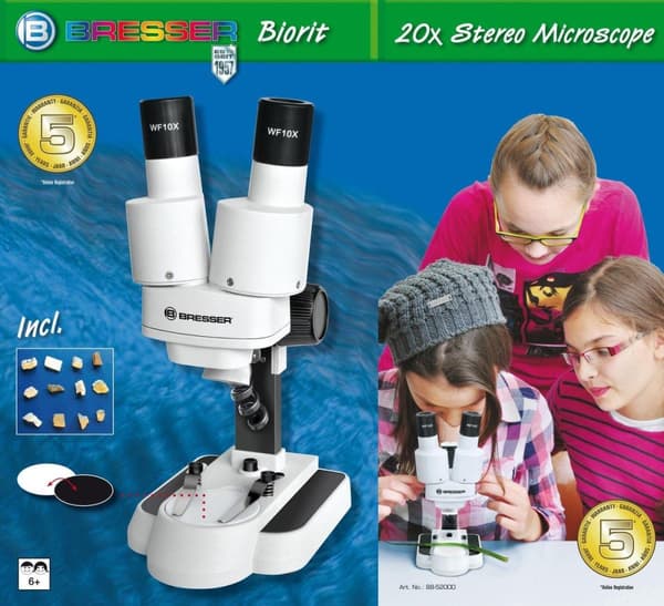 Bresser Junior stereomikroskooppi 20x