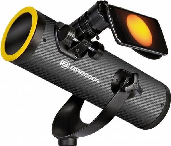 Bresser Optik peiliteleskooppi Solarix AZ aurinkoteleskooppi 76/350 atsimuutti Newton, suurennus 18-175 x (4676359)