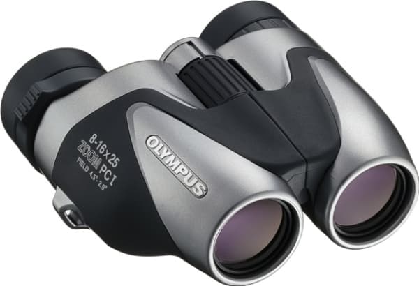 Olympus PC I - Kikkerter 8-16 x 25 - zoom - porro - sølvmetallfarge